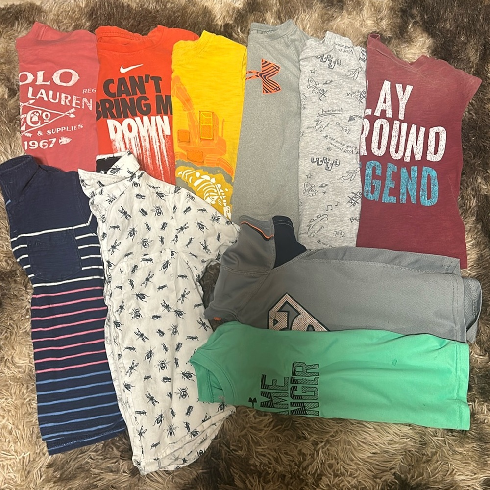 boys 4t shirts bundle carter under armour nike gap
